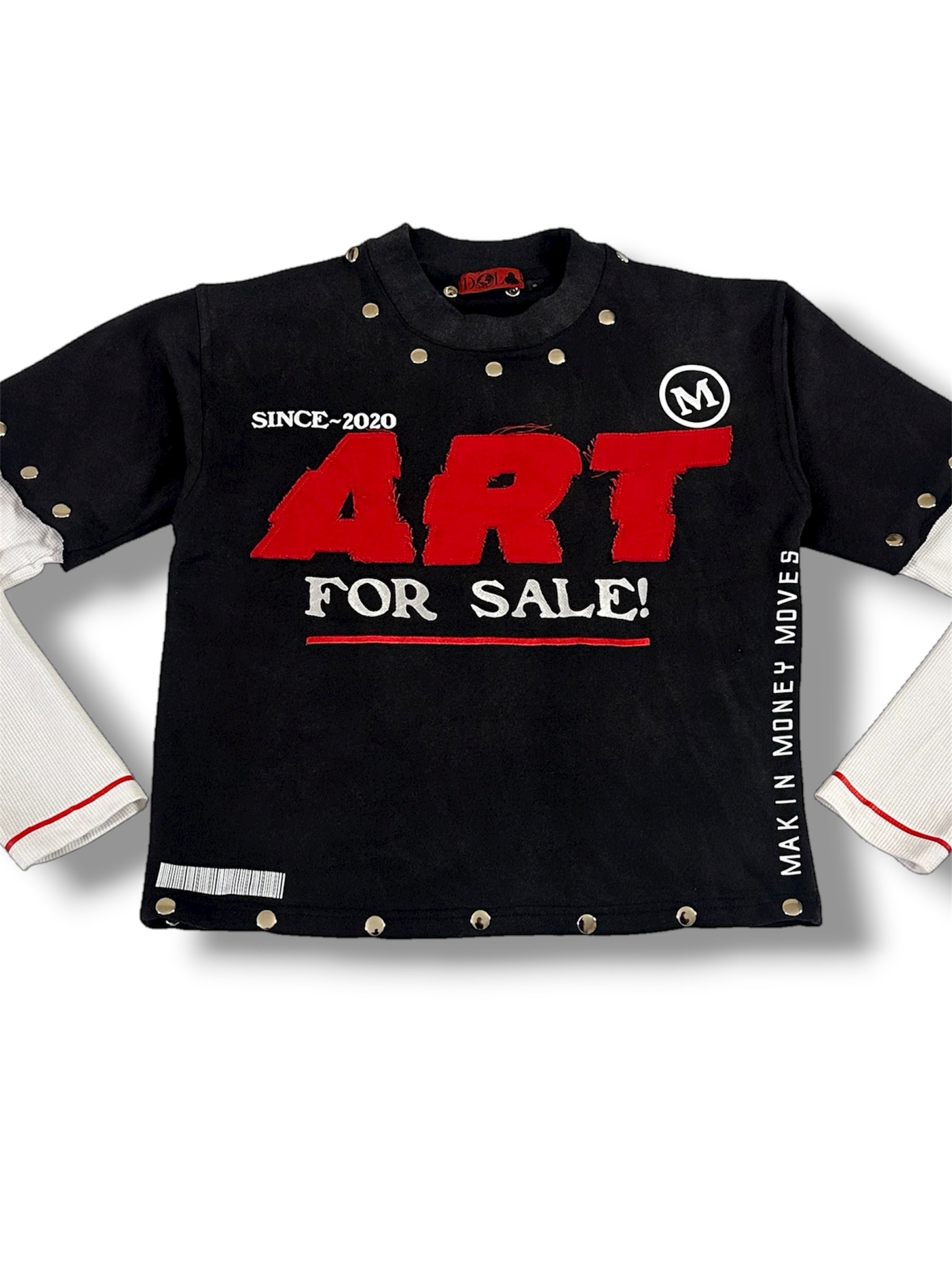 Mx3 x D.D. - ‘ART FOR SALE’ SHIRT (VINTAGE BLACK)