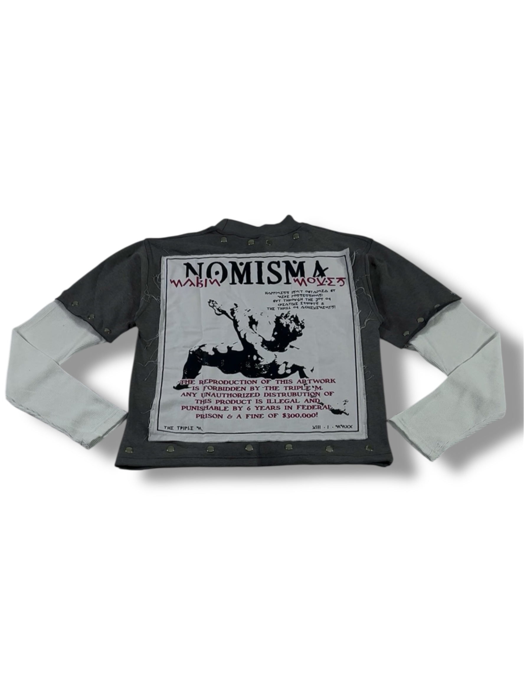 (PRE-ORDER) Mx3 x D.D. - ‘ART FOR SALE’ SHIRT (WOLF GREY)