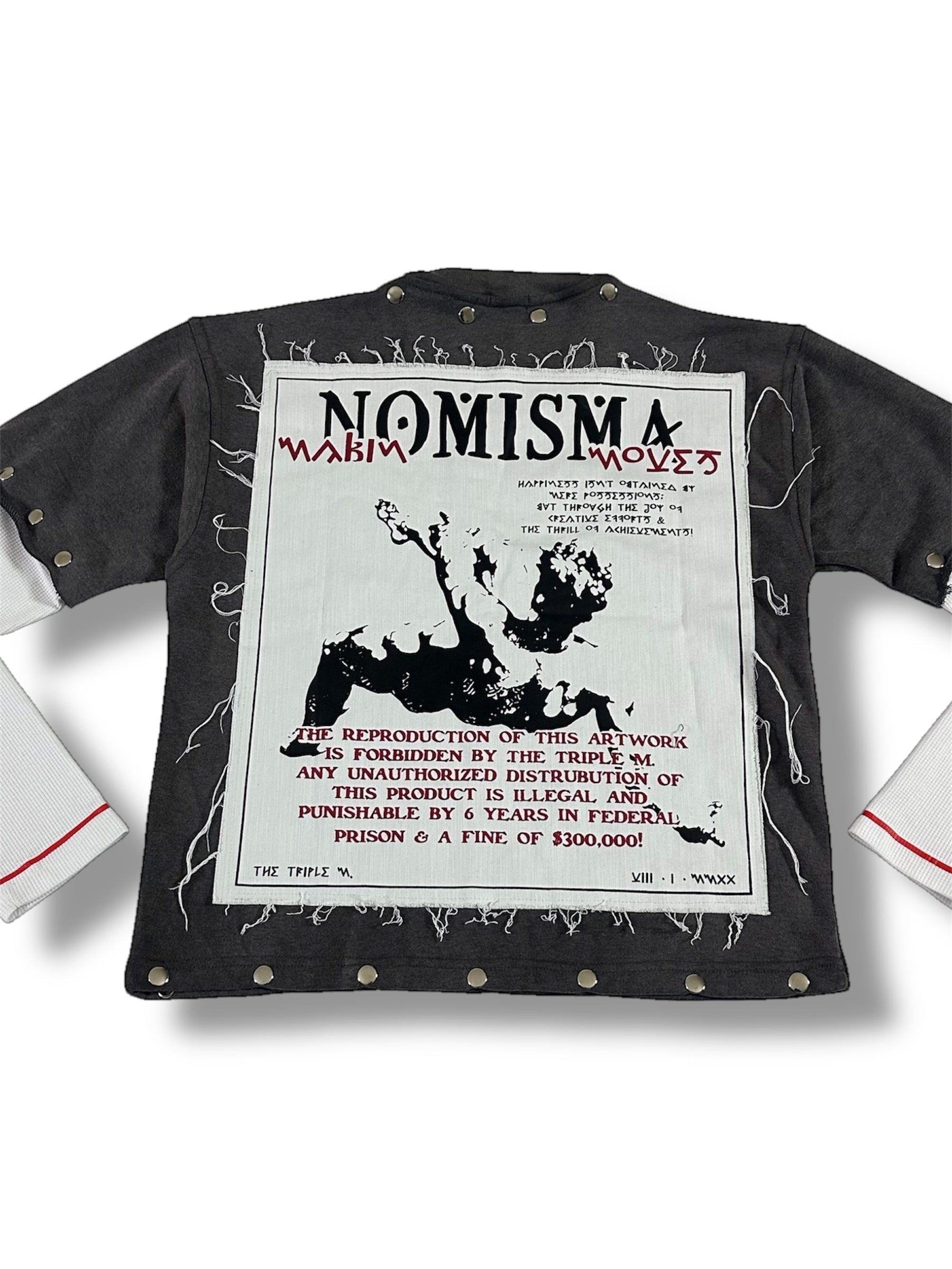 Mx3 x D.D. - ‘ART FOR SALE’ SHIRT (WOLF GREY)