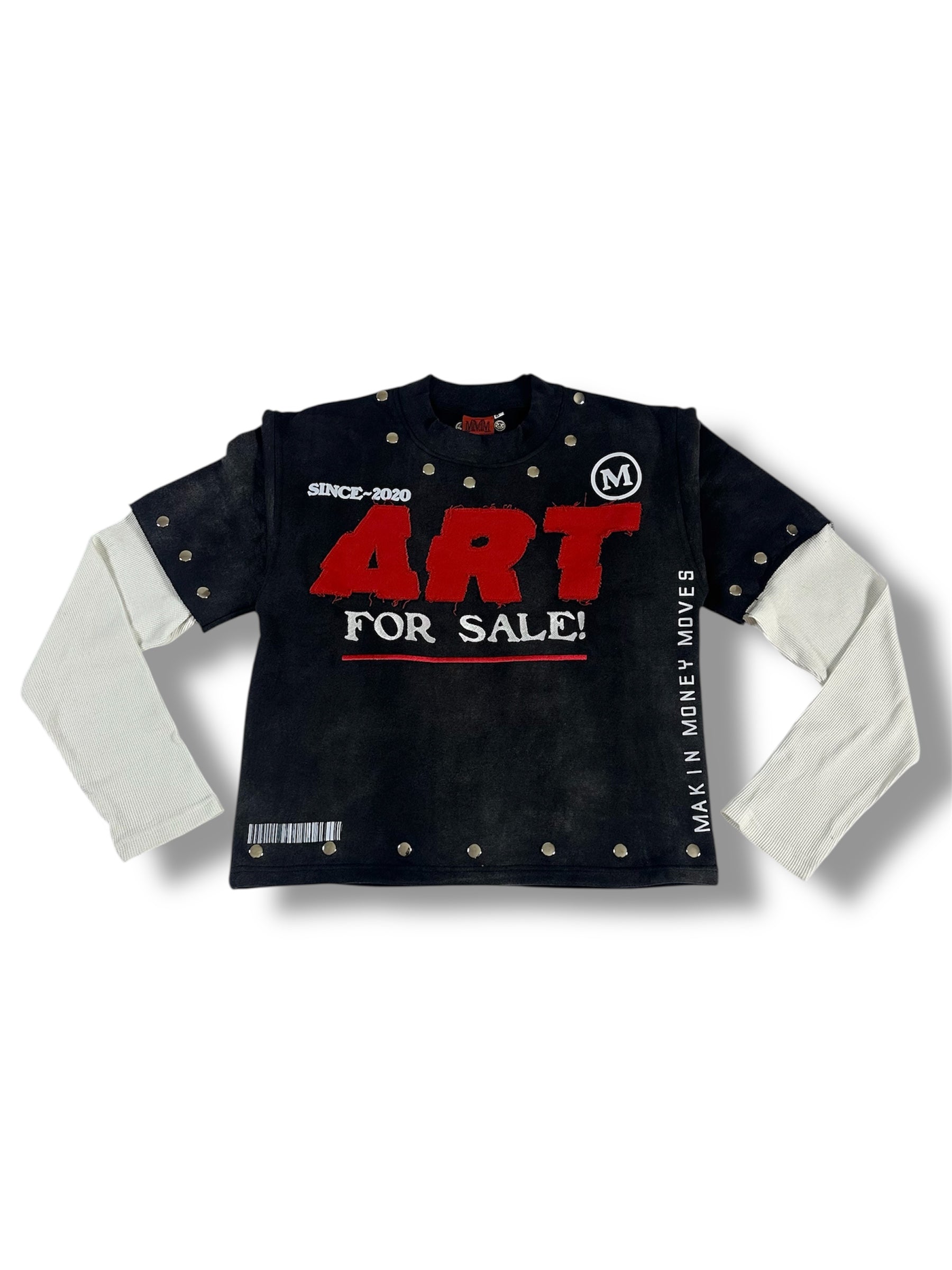 (PRE-ORDER) Mx3 x D.D. - ‘ART FOR SALE’ SHIRT (VINTAGE BLACK)