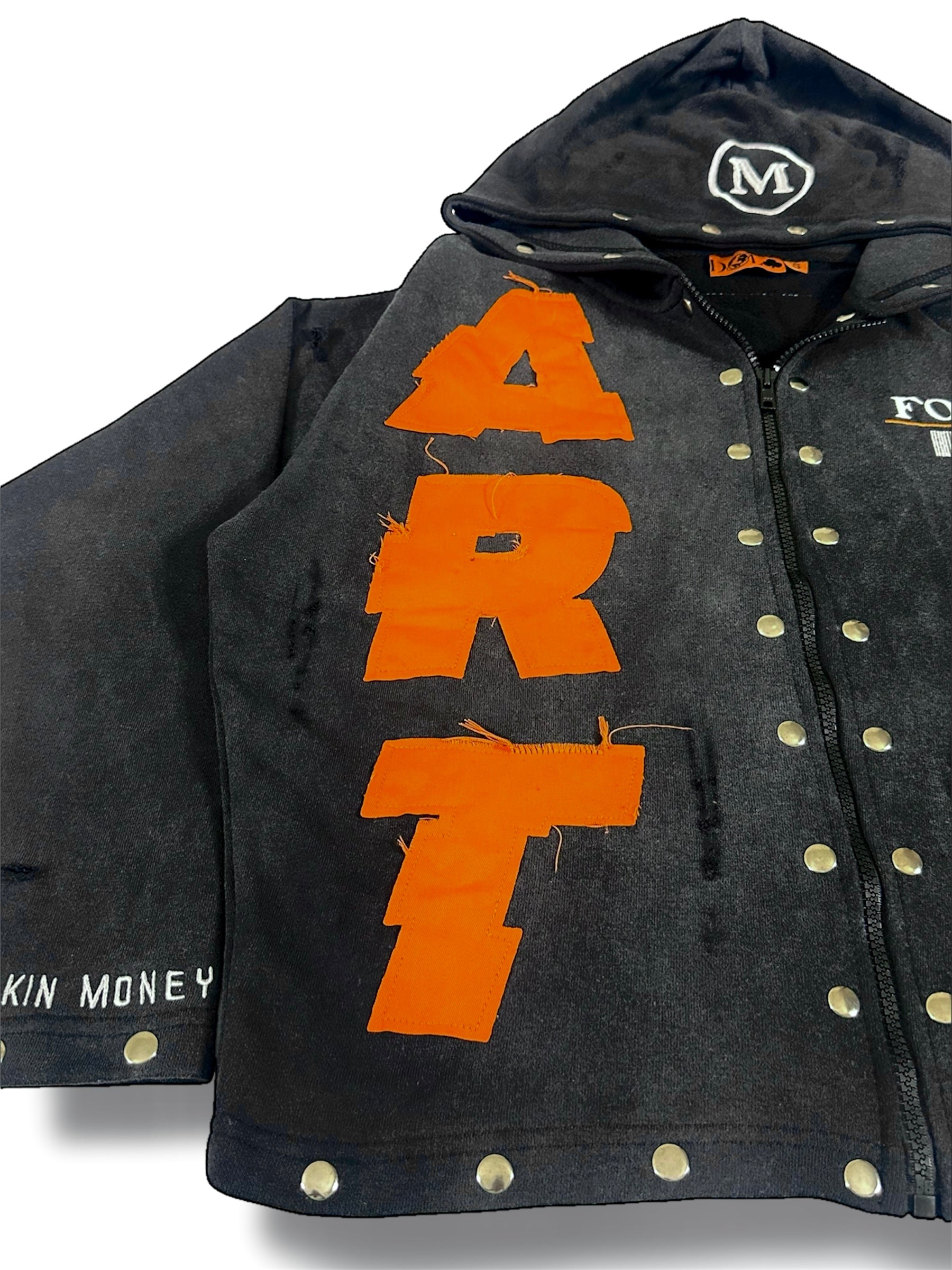 Mx3 x D.D. - ‘ART FOR SALE’ HOODIE (VINTAGE BLACK)(LIMITED EDITION)