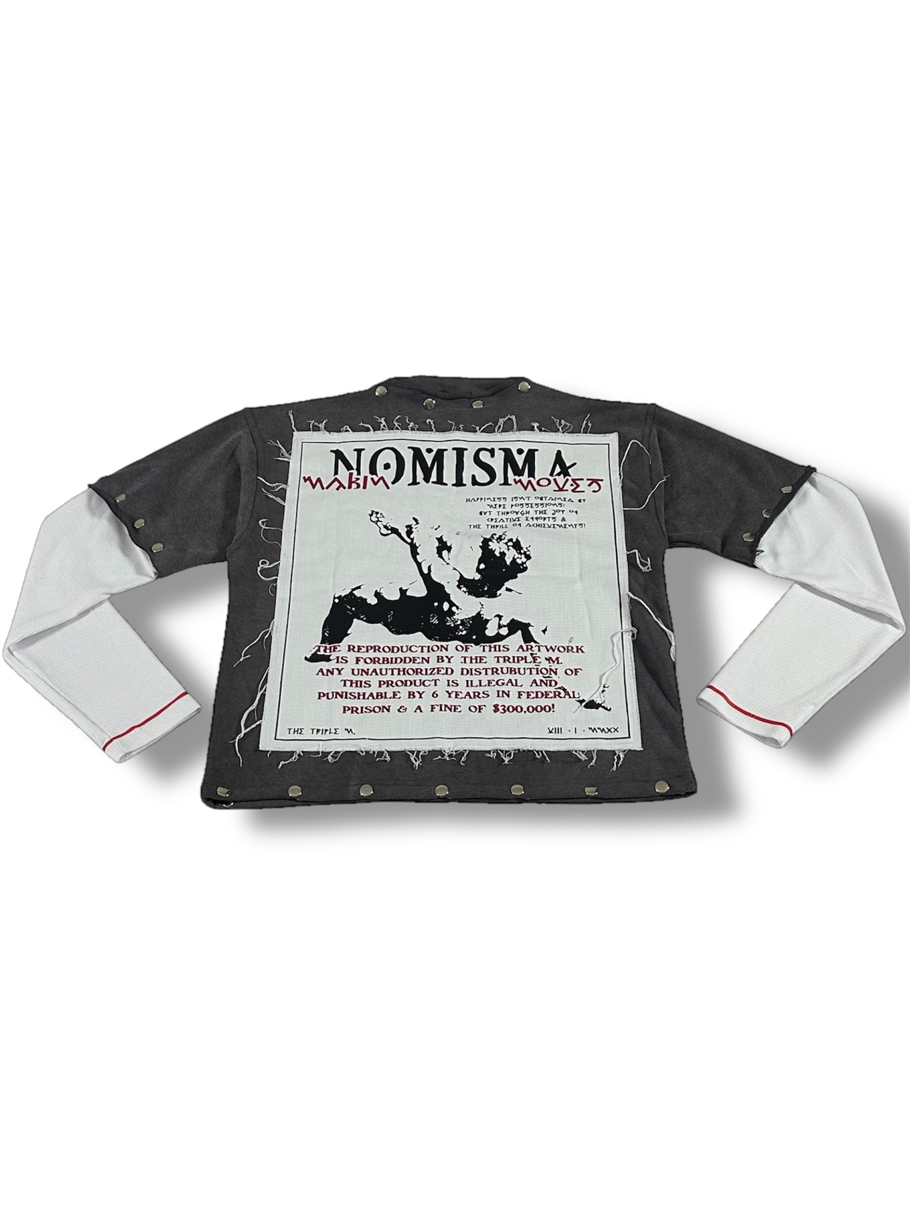 Mx3 x D.D. - ‘ART FOR SALE’ SHIRT (WOLF GREY)