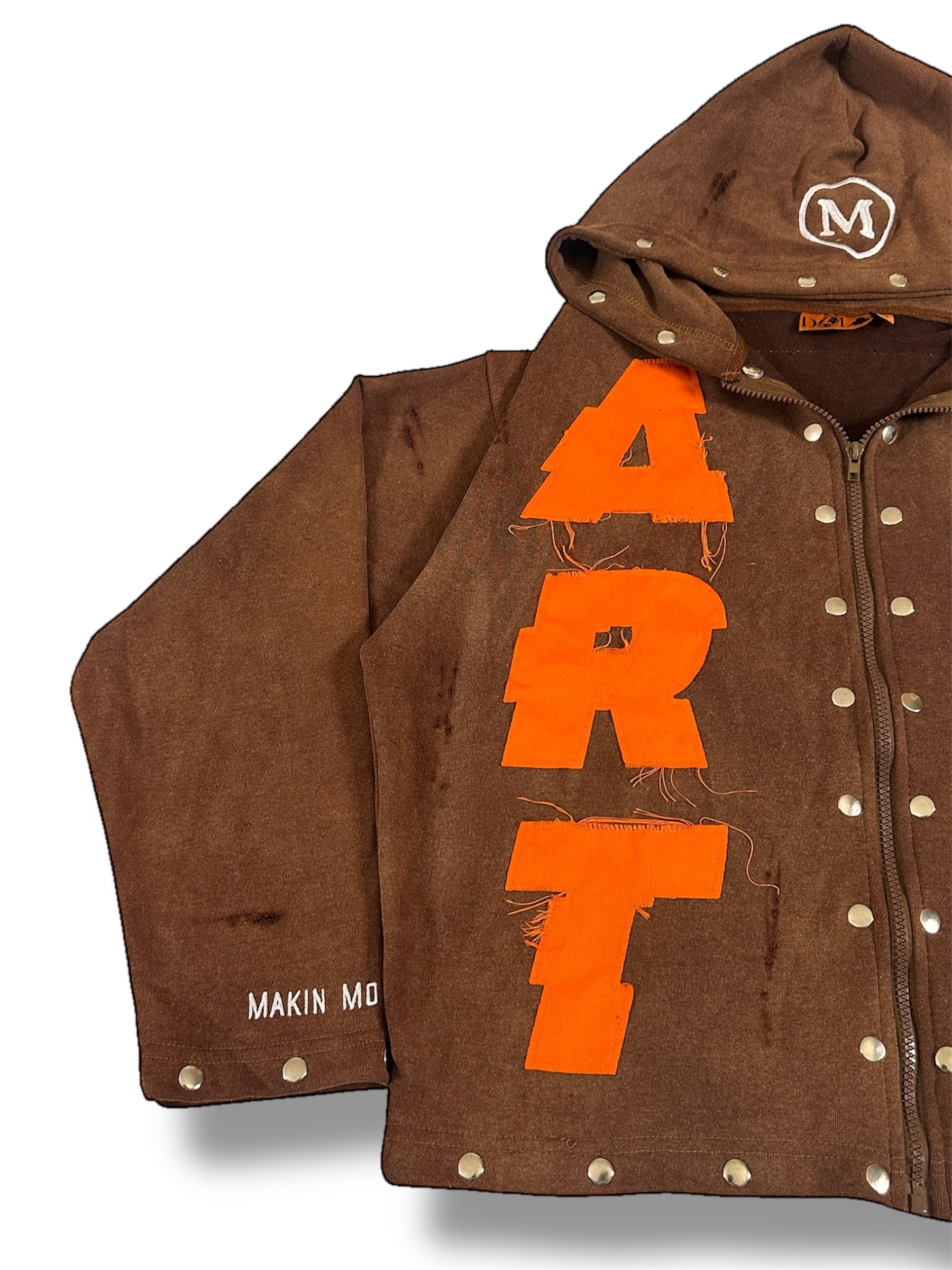 Mx3 x D.D. - ‘ART FOR SALE’ HOODIE (FALL BROWN)