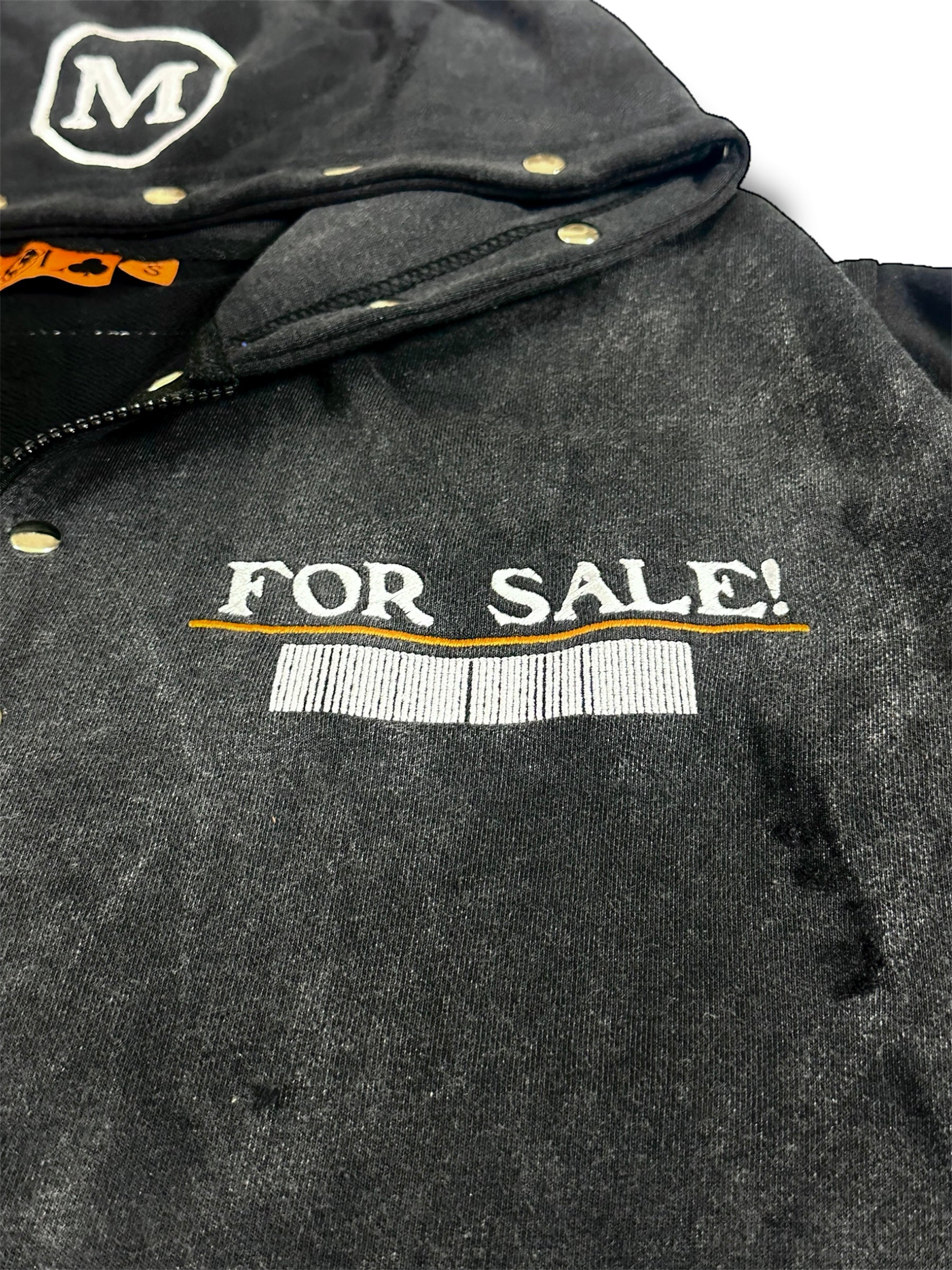 Mx3 x D.D. - ‘ART FOR SALE’ HOODIE (VINTAGE BLACK)(LIMITED EDITION)