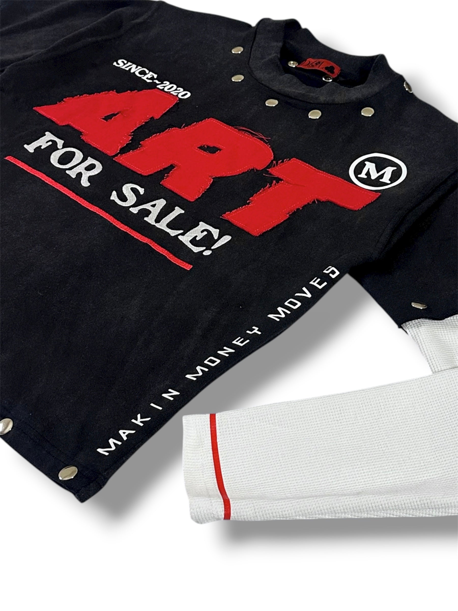 Mx3 x D.D. - ‘ART FOR SALE’ SHIRT (VINTAGE BLACK)