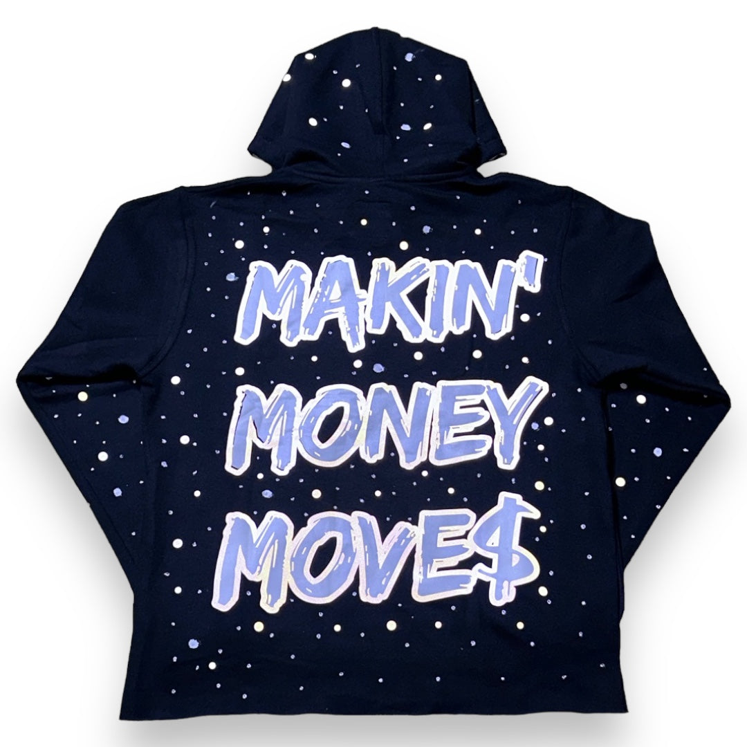 Mx3 - Signature “REFLECTIVE” Satin-Flared Sweatsuit (Silver)