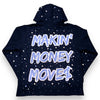 Mx3 - Signature “REFLECTIVE” Satin-Flared Sweatsuit (Silver)